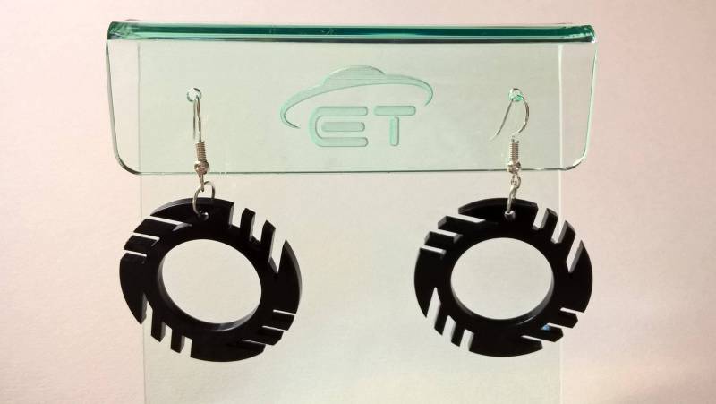 Moderne Ohrringe, Ohrringe Im Industriestil, Funky Schmuck, Laser Cut Acryl Kreis Moderne Ohrringe, Ohrringe Im Industriestil, Funky Schmuck, Laser Cut Acryl Kreis von ETLaserDesign