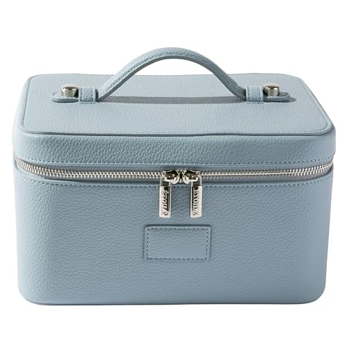 ETOILE Kosmetikkoffer – stilvoller Reise-Make-up-Organizer mit Trennwänden, Rotkehlchenblau, Kosmetikkoffer mit Reißverschluss und praktischem Tragegriff ETOILE Kosmetikkoffer – stilvoller Reise-Make-up-Organizer mit Trennwänden, Rotkehlchenblau, Kosmetikkoffer mit Reißverschluss und praktischem Tragegriff von ETOILE