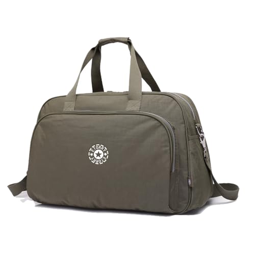 ETORRY Reise-Duffel-Tasche für Frauen von Wochenend-Taschen über Nacht tragen auf Tote Bag Sport Gym Bag. (Army Green,Zeitgenössisch) von ETORRY