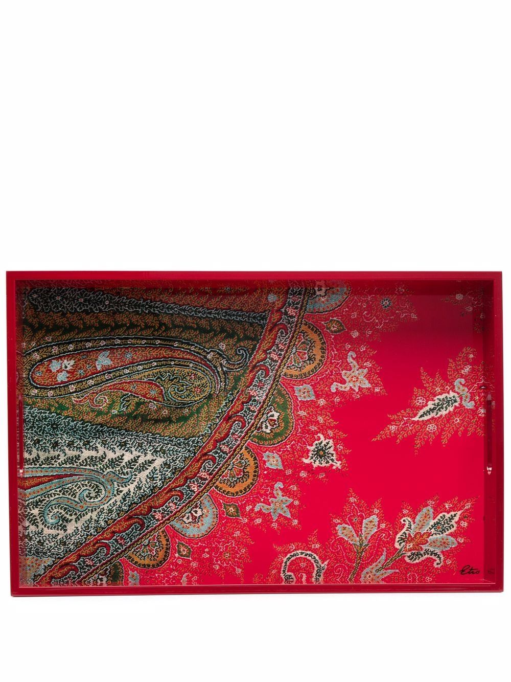 ETRO HOME Schale mit Paisley-Print - Braun von ETRO HOME