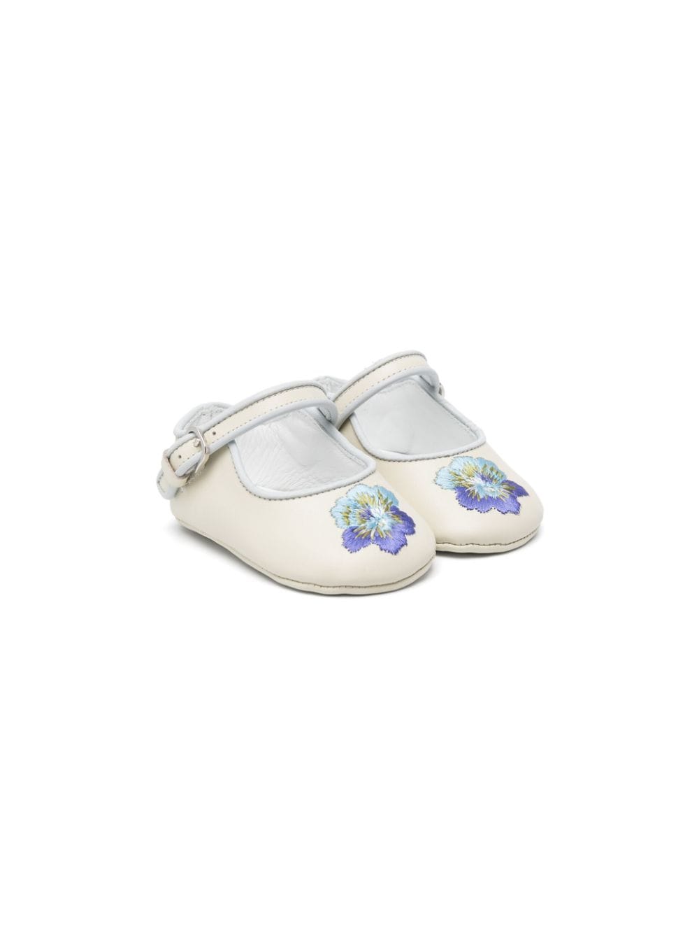 ETRO KIDS Ballerinas mit Blumenstickerei - Nude von ETRO KIDS