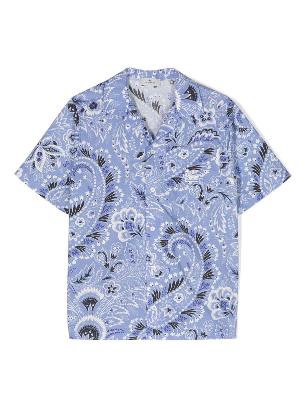 ETRO KIDS Hemd mit Paisley-Print - Blau von ETRO KIDS