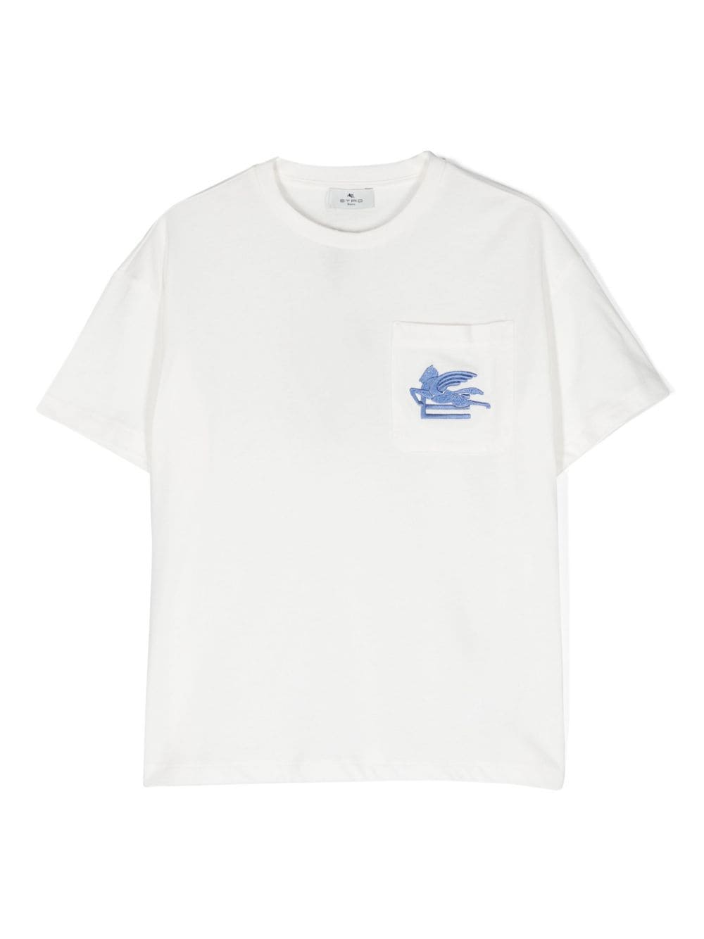 ETRO KIDS T-Shirt mit Pegaso-Motiv - Weiß von ETRO KIDS