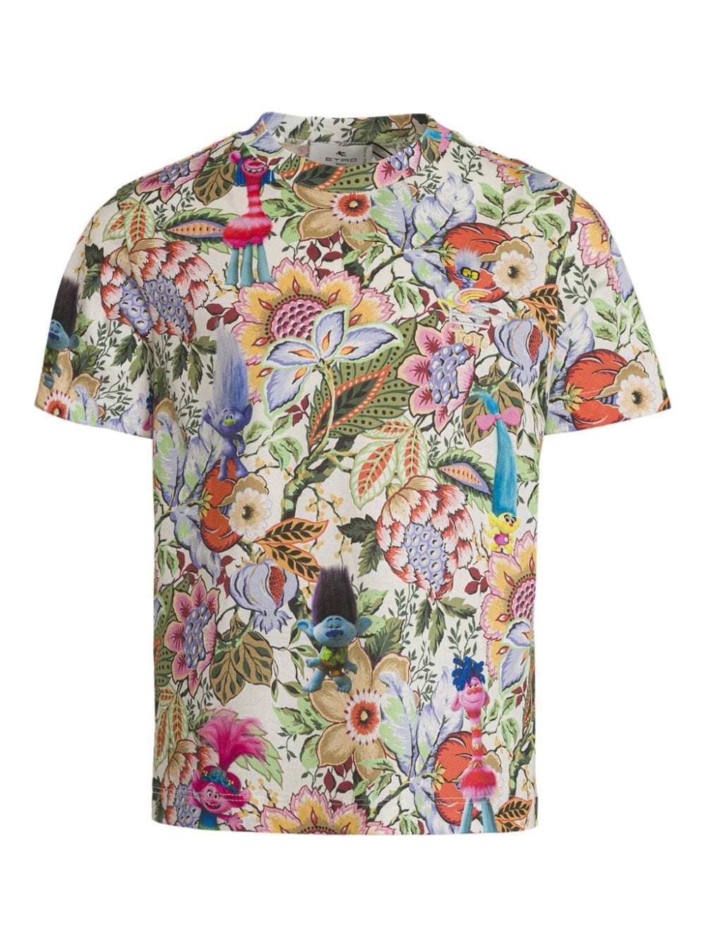 ETRO KIDS x Trolls T-Shirt mit grafischem Print - Weiß von ETRO KIDS