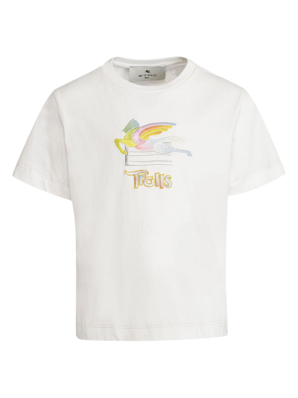 ETRO KIDS x Trolls T-Shirt mit Logo-Stickerei - Weiß von ETRO KIDS