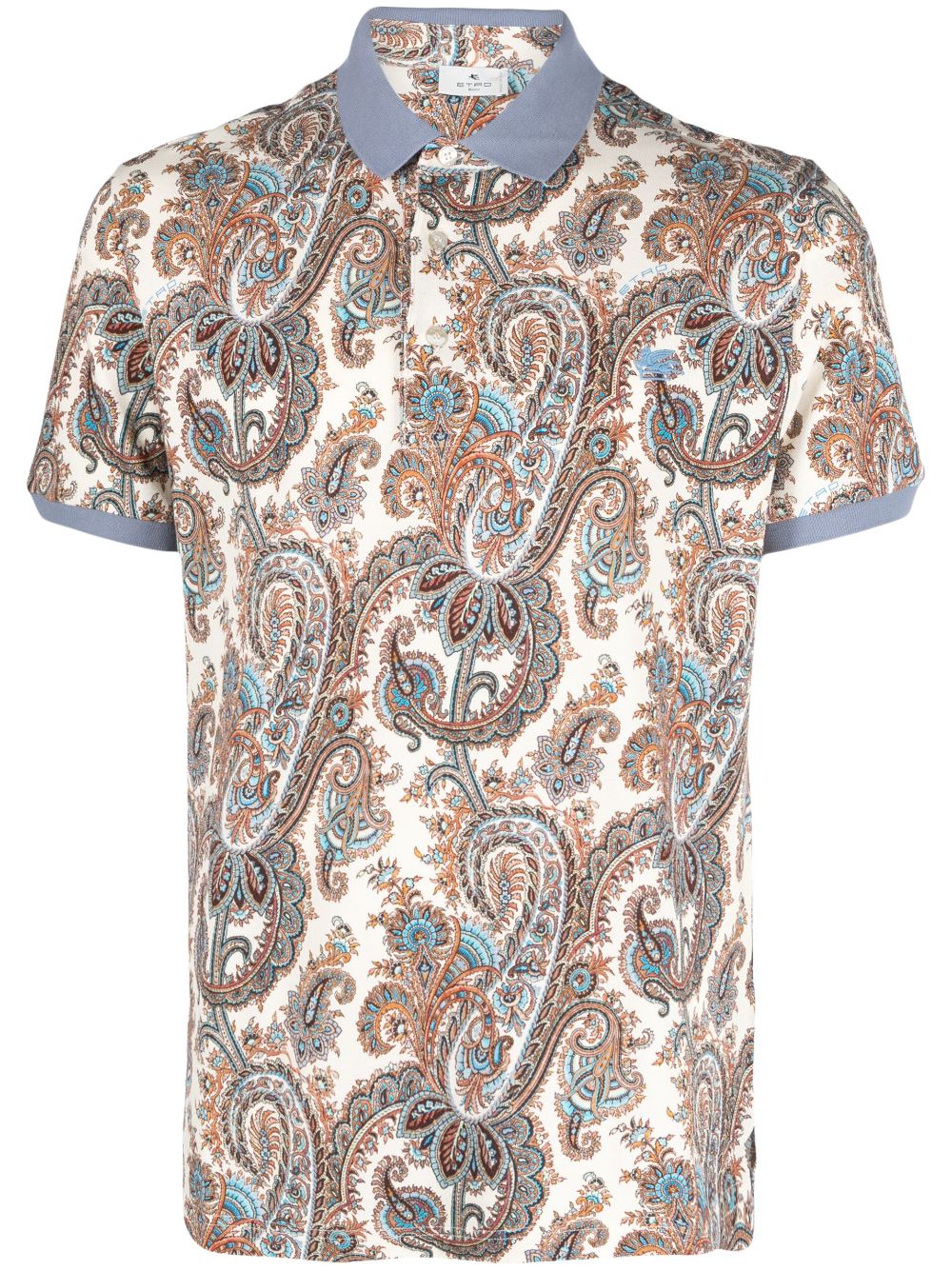 ETRO Poloshirt mit Paisley-Print - Nude von ETRO