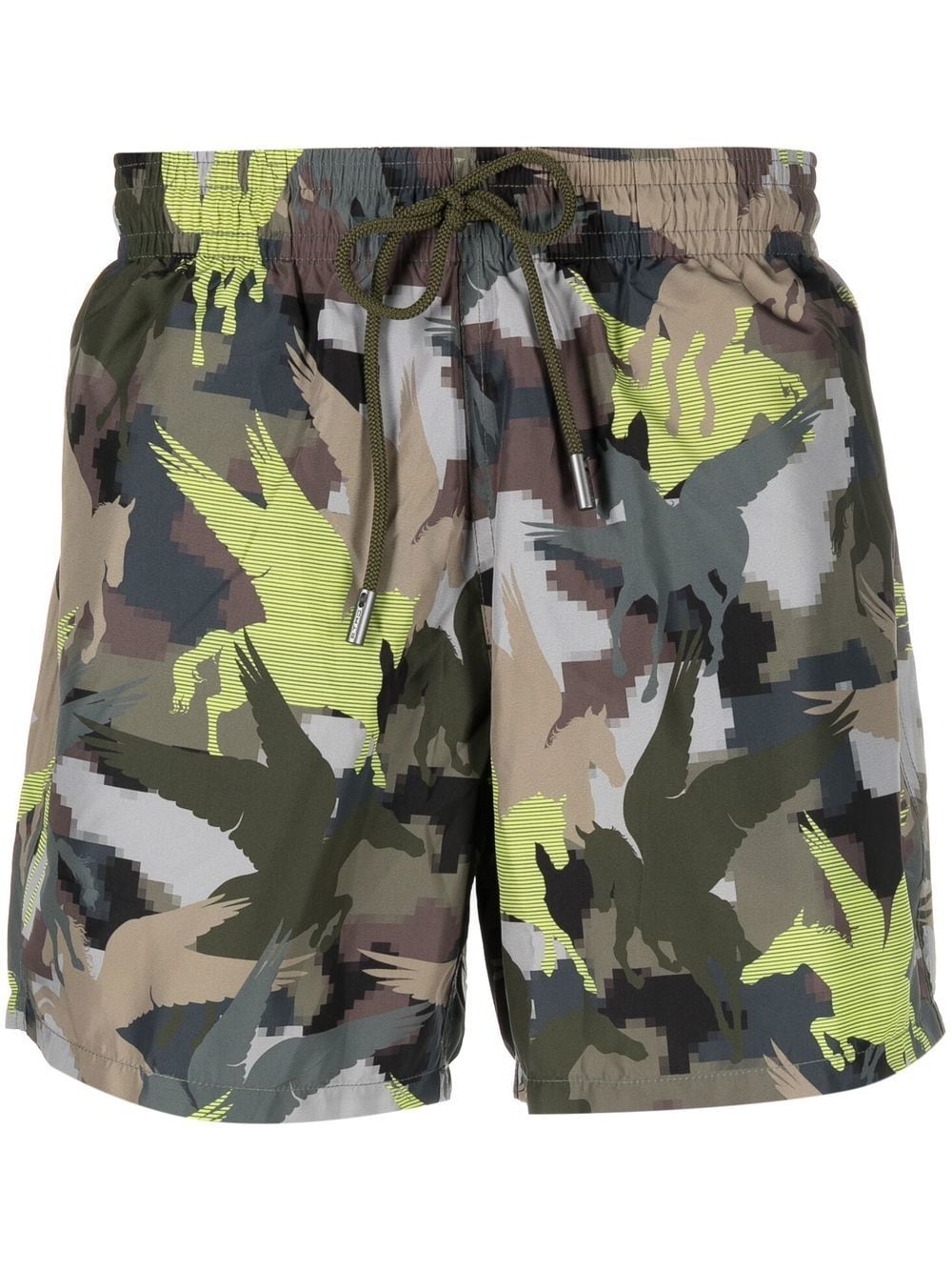 ETRO Badeshorts mit Camouflage-Print - Grün von ETRO