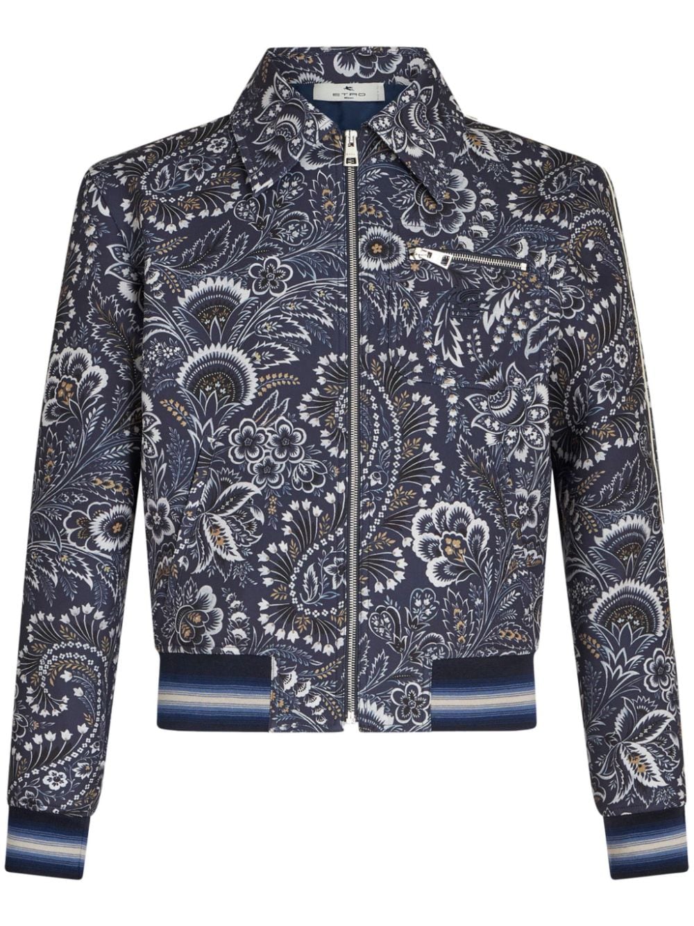 ETRO Bomberjacke mit Paisley-Print - Blau von ETRO