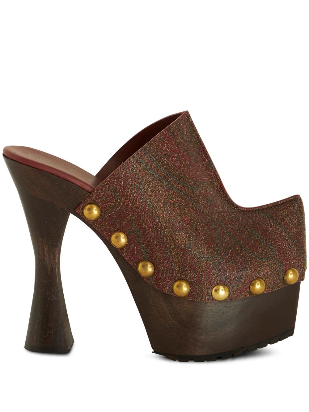 ETRO Clogs mit Paisley-Print - Rot von ETRO