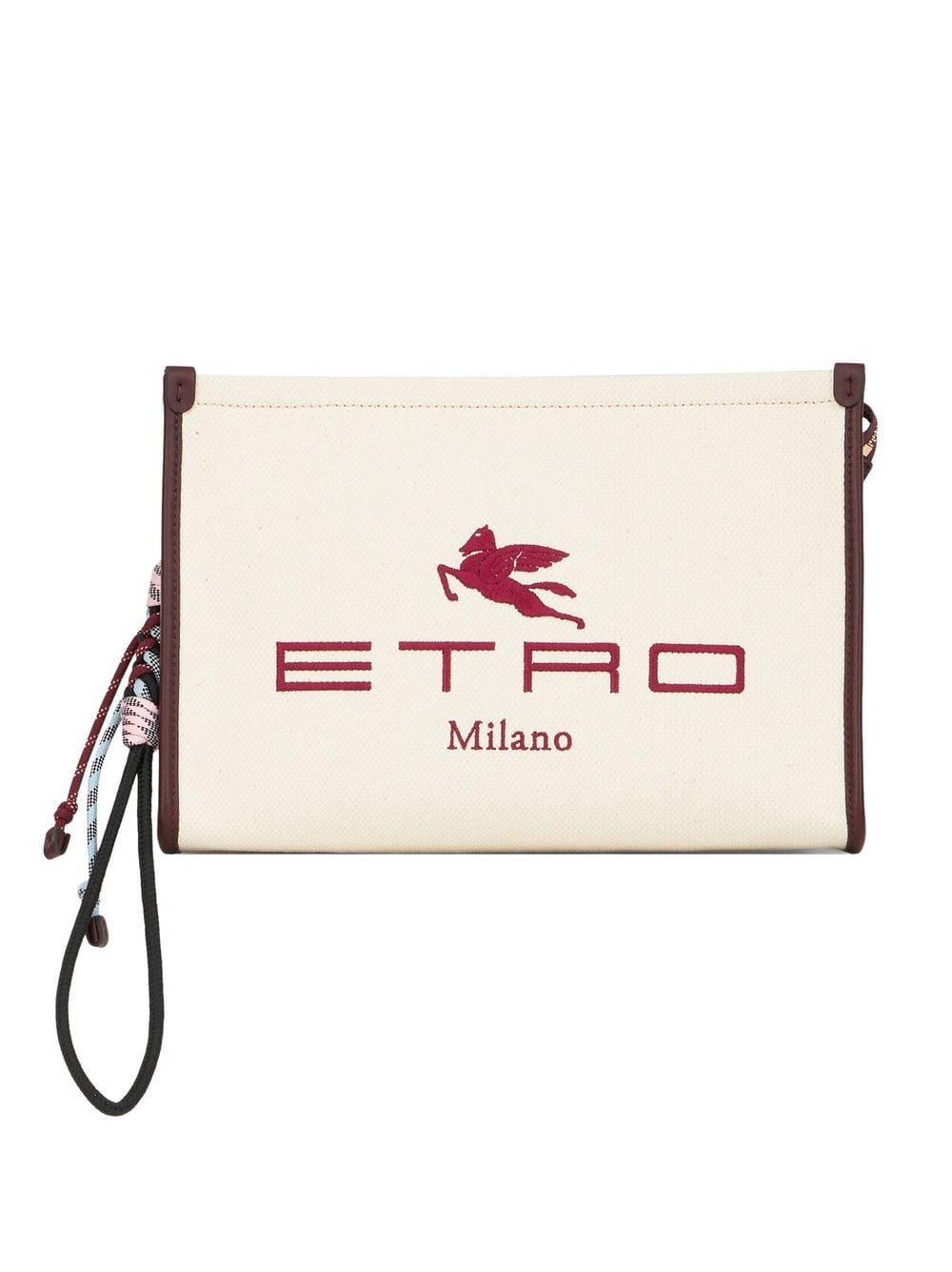 ETRO Clutch mit Logo - Nude von ETRO