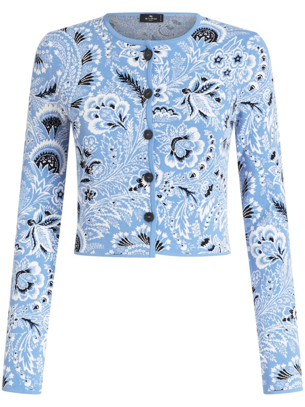 ETRO Cropped-Cardigan - Blau von ETRO