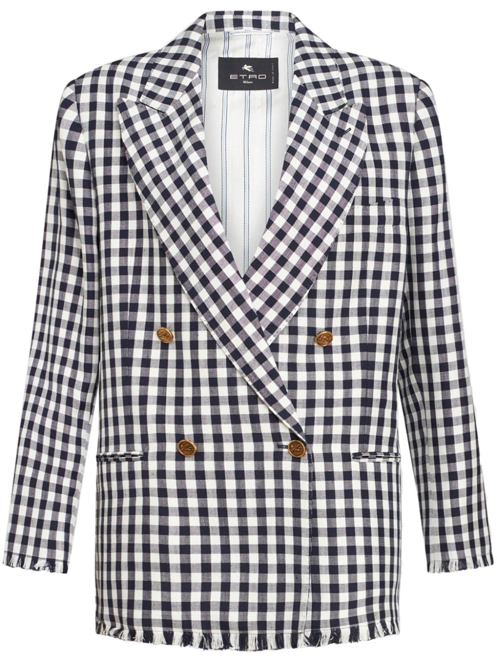 ETRO Doppelreihiger Blazer - Blau von ETRO