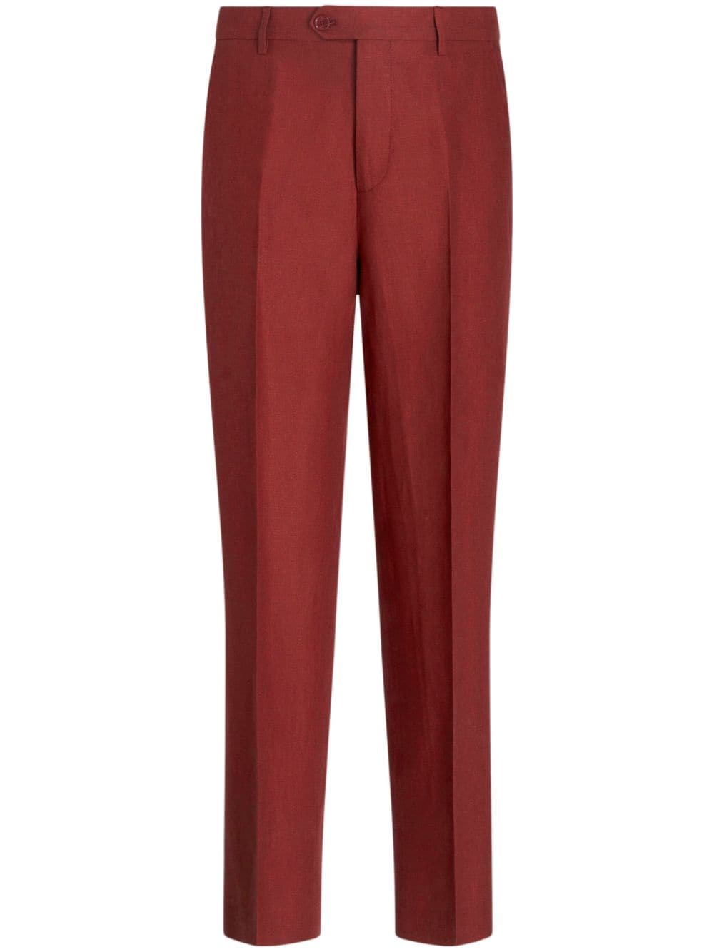 ETRO Halbhohe Tapered-Hose - Rot von ETRO