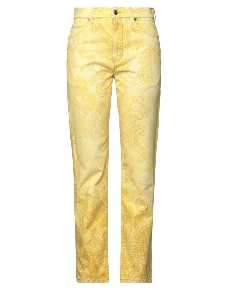 ETRO Jeanshose Damen Hellgelb von ETRO