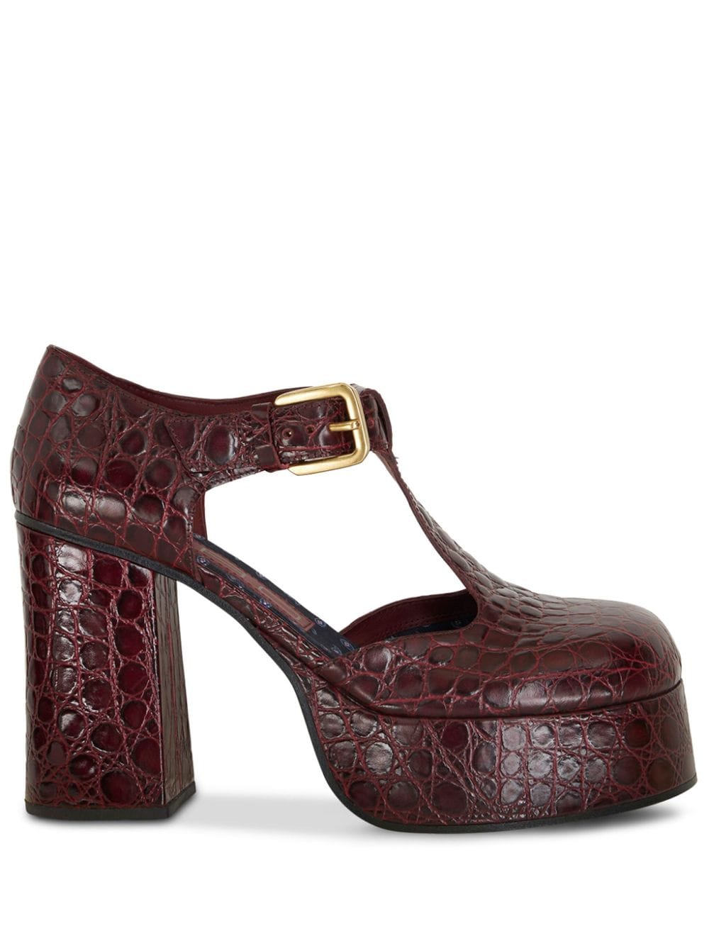 ETRO Mary Janes mit runder Kappe 110mm - Rot von ETRO