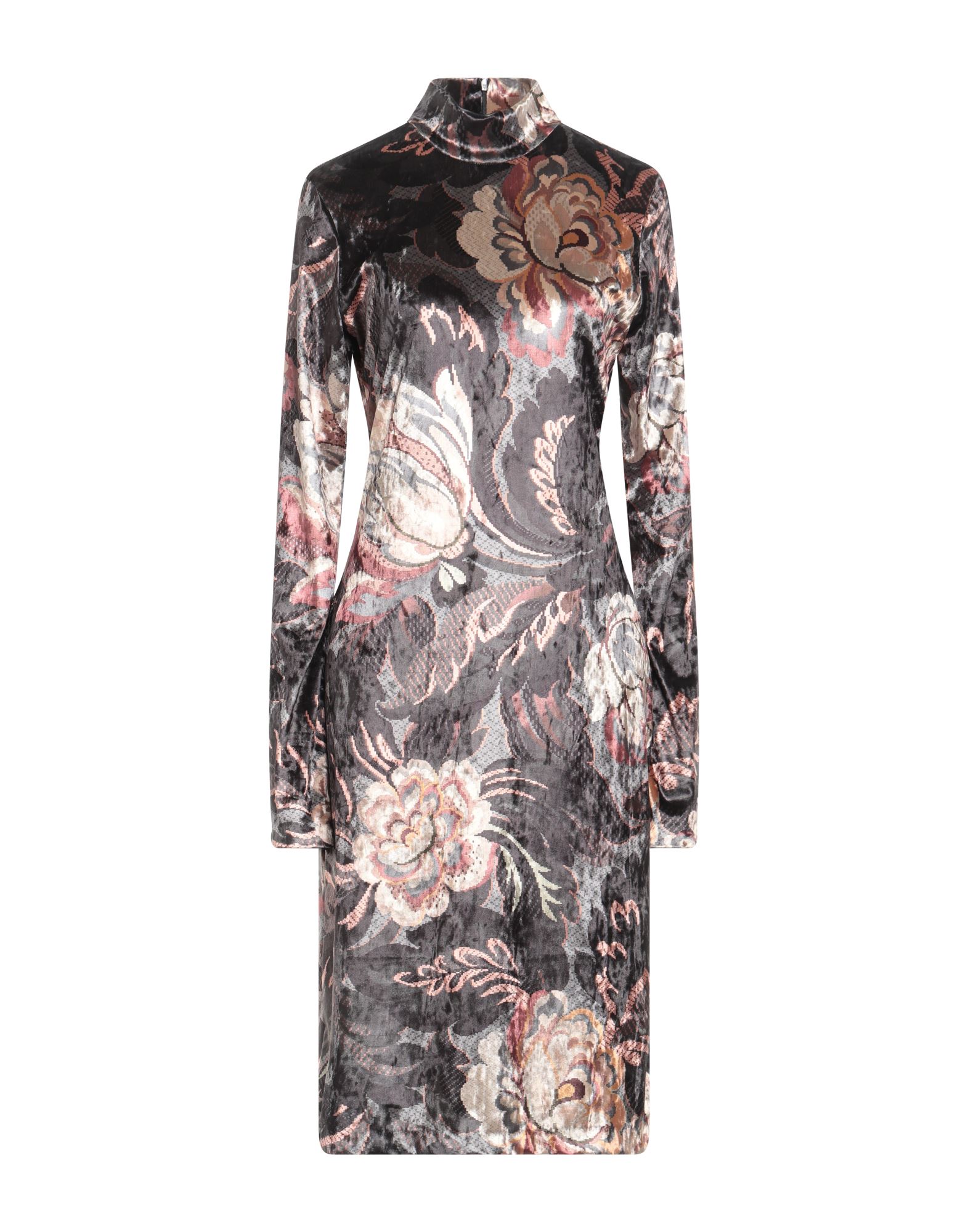 ETRO Midi-kleid Damen Braungrau ETRO Midi-kleid Damen Braungrau von ETRO