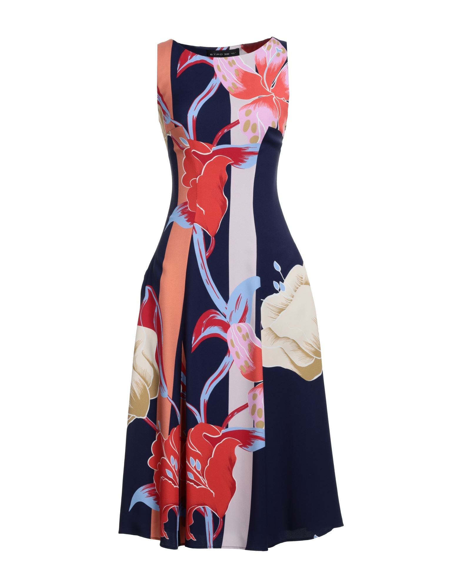 ETRO Midi-kleid Damen Marineblau von ETRO