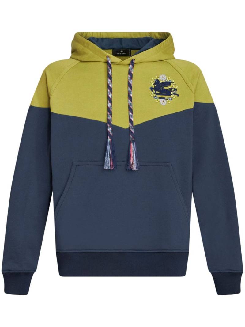 ETRO Hoodie mit Pegaso-Motiv - Blau von ETRO