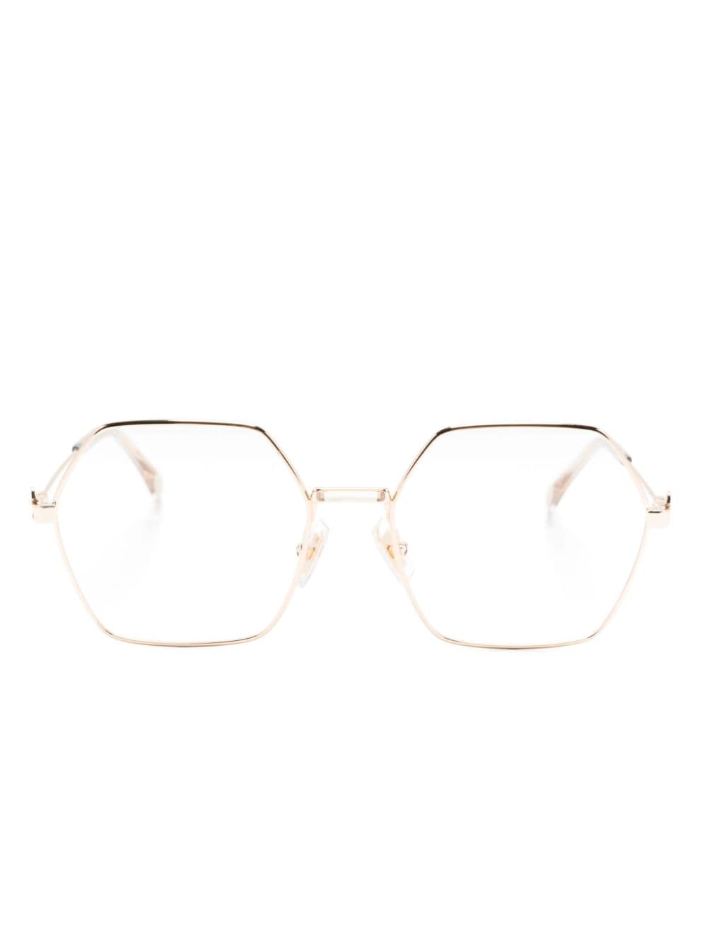 ETRO Brille mit geometrischem Gestell - Rosa von ETRO