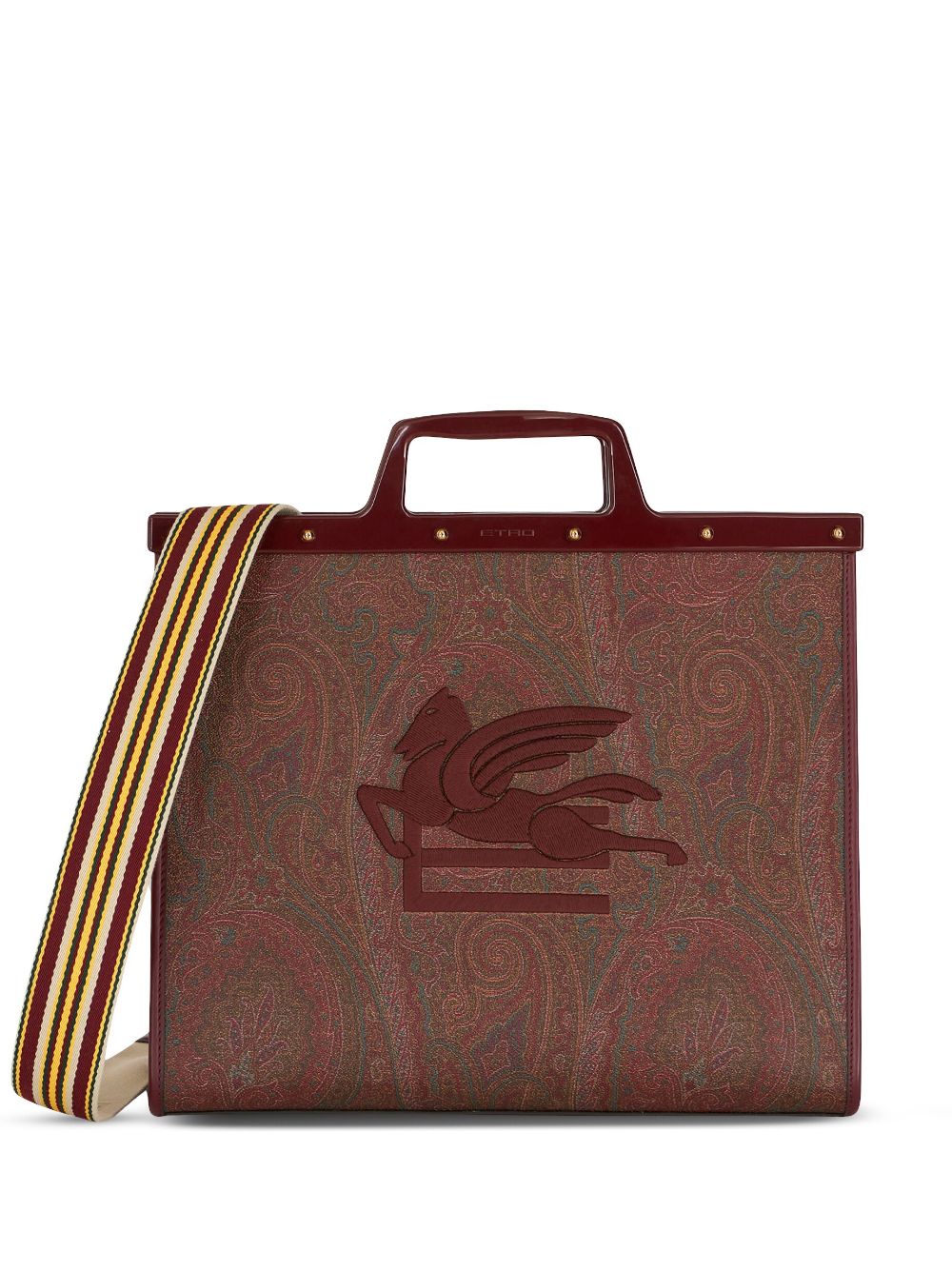 ETRO Schultertasche mit Pegaso-Motiv - Rot von ETRO