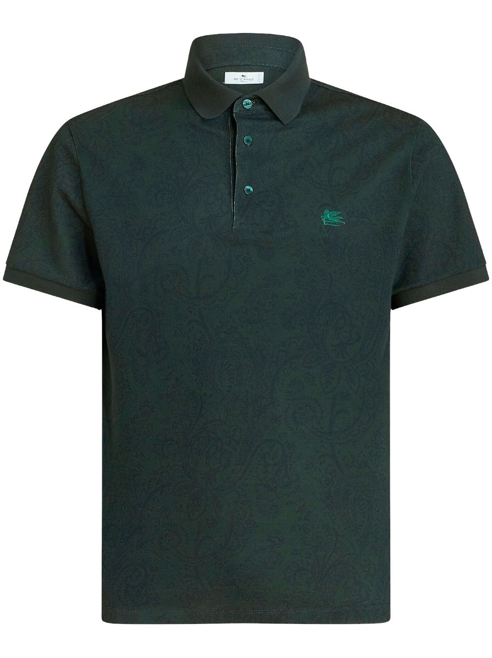 ETRO Poloshirt mit Paisley-Print - Grün von ETRO