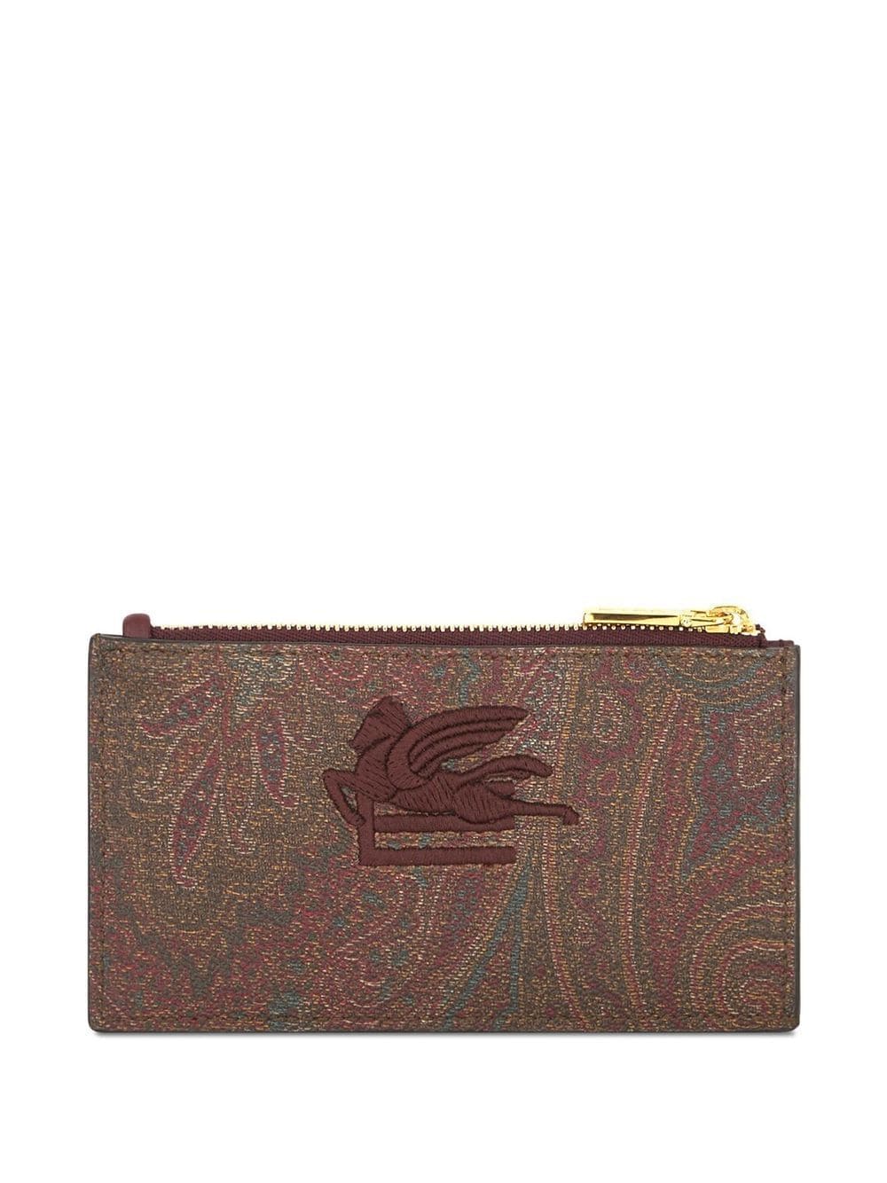 ETRO Portemonnaie mit Paisley-Print - Rot von ETRO