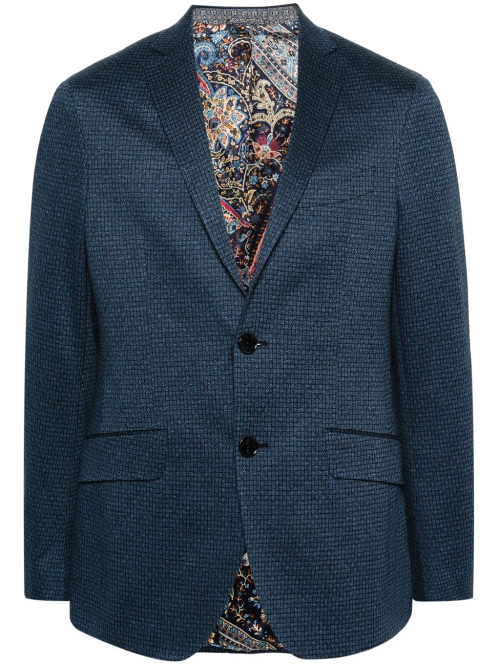 ETRO Sakko mit Jacquardmuster - Blau von ETRO