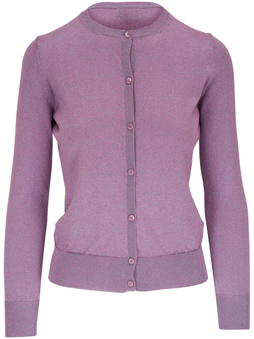 ETRO Seidengemisch-Cardigan mit Lurex-Detail - Violett von ETRO