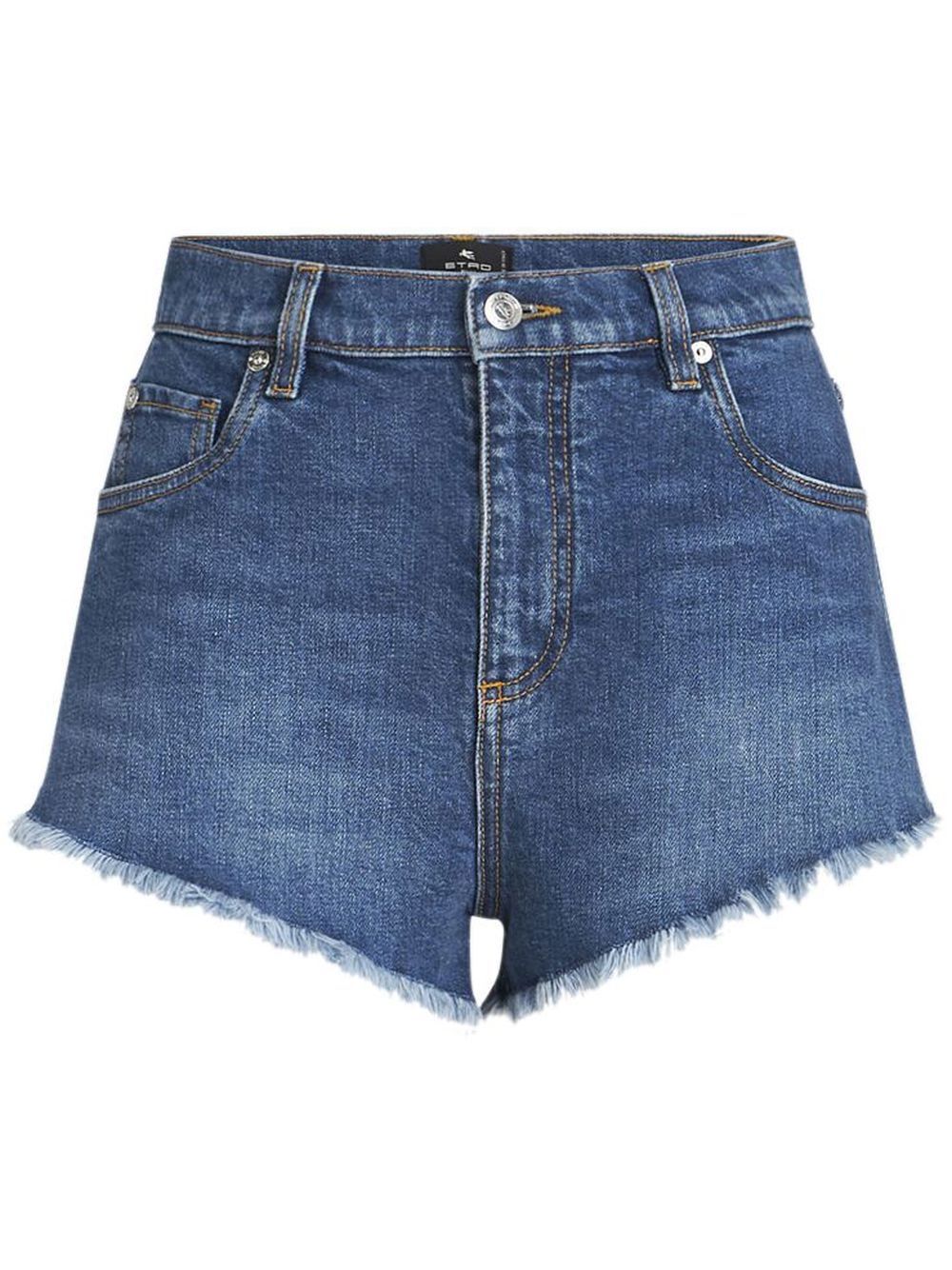 ETRO Shorts mit Logo - Blau von ETRO