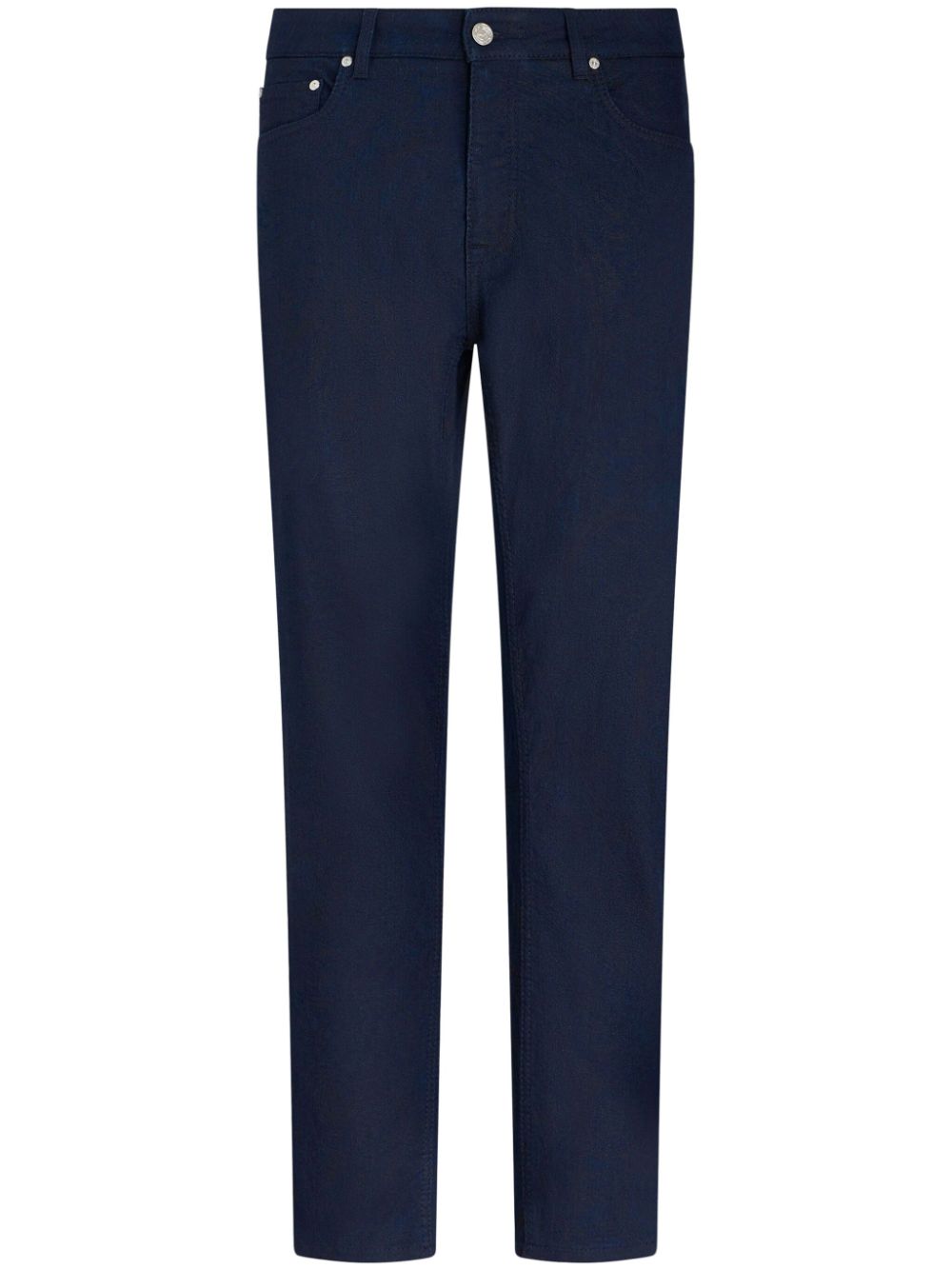 ETRO Straight-Leg-Jeans mit Logo-Patch - Blau von ETRO