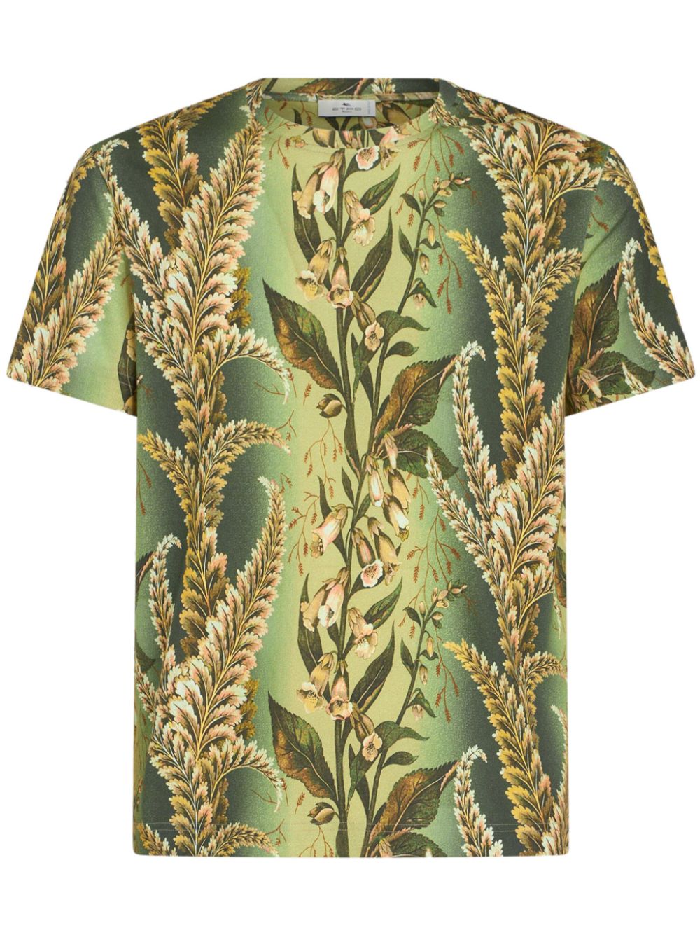 ETRO T-Shirt mit Foliage-Print - Grün von ETRO