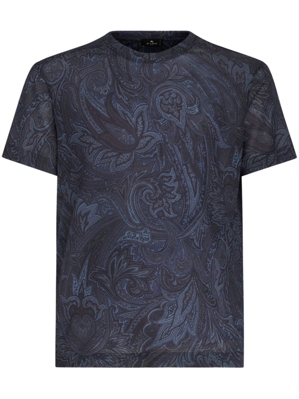 ETRO T-Shirt mit Paisley-Print - Blau von ETRO