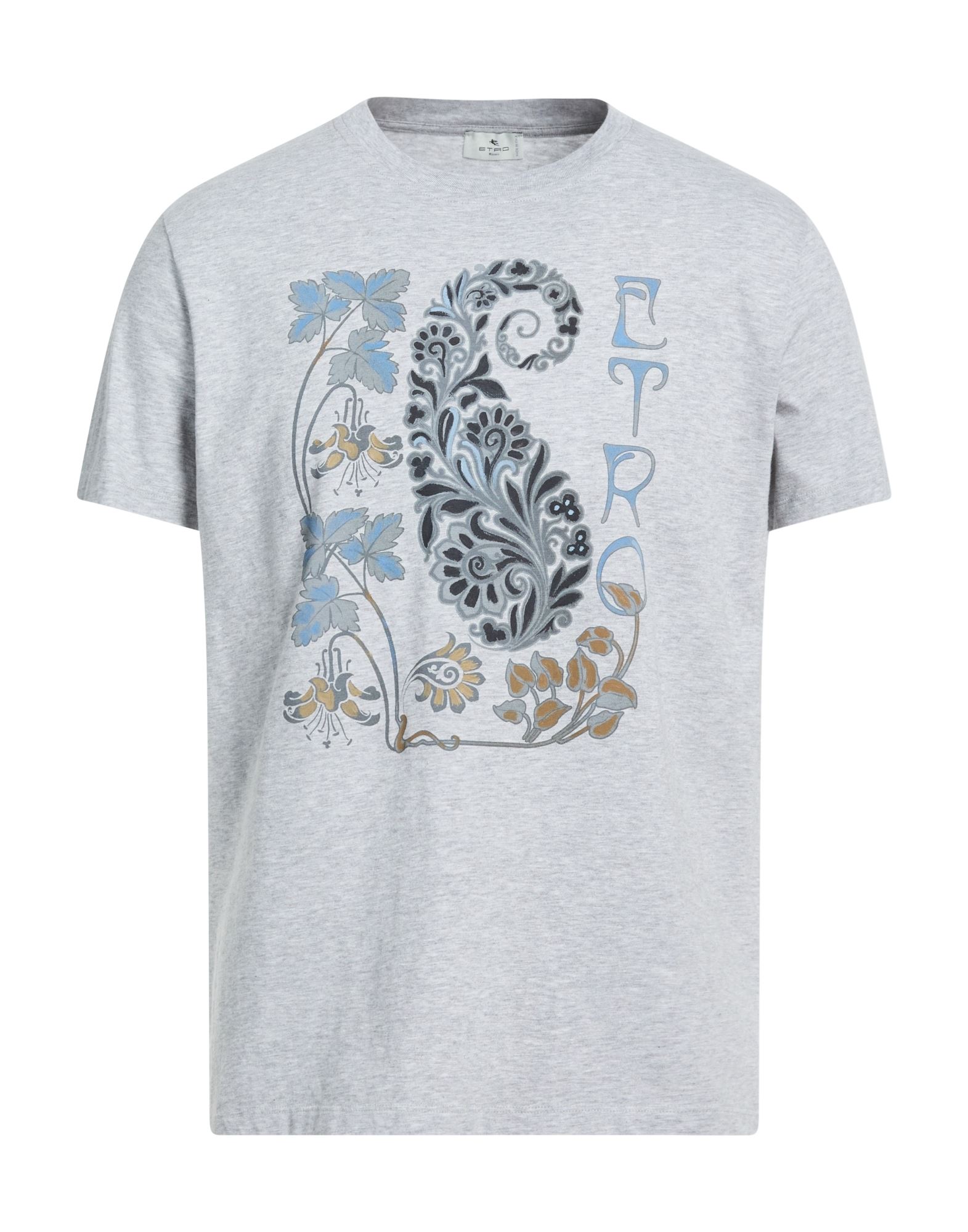 ETRO T-shirts Herren Hellgrau von ETRO