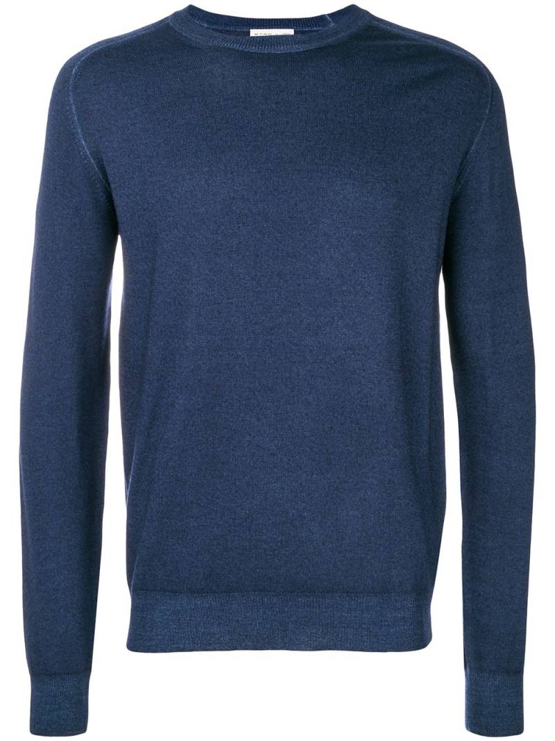 ETRO Wollpullover mit Rundhalsausschnitt - Blau von ETRO