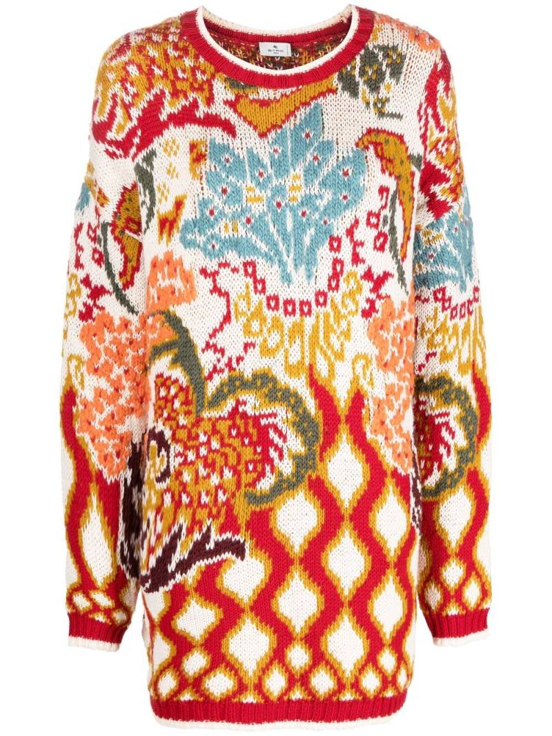 ETRO Pullover mit abstraktem Print - Nude von ETRO