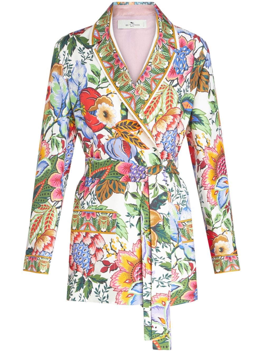 ETRO Jacke mit Blumen-Print - Weiß von ETRO