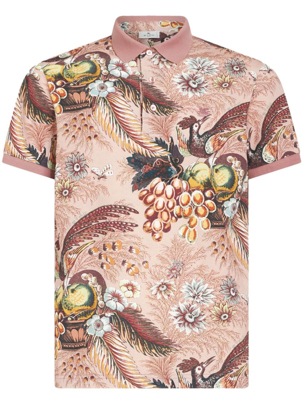 ETRO Poloshirt mit Blumen-Print - Rosa von ETRO
