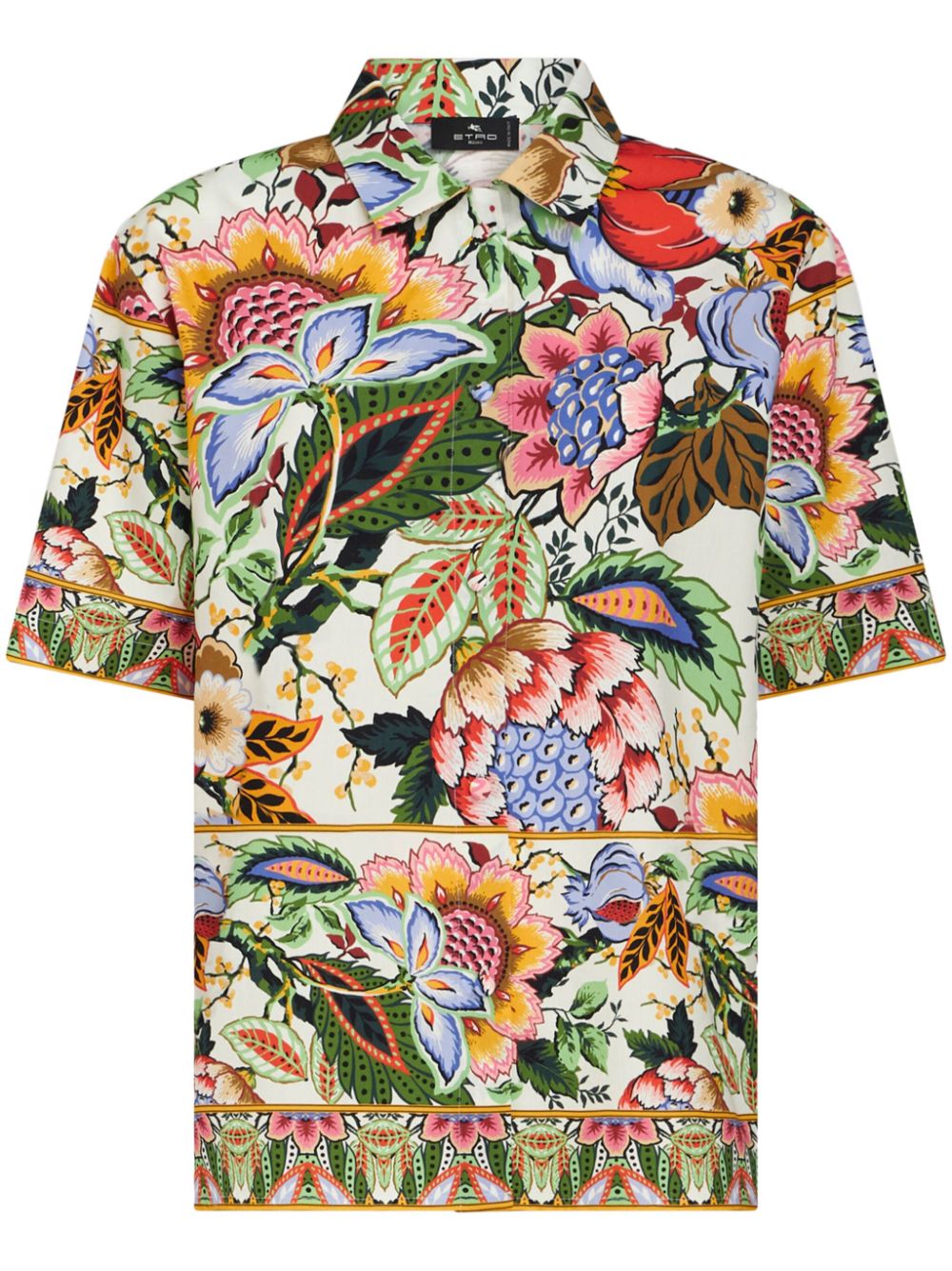 ETRO Hemd mit Blumen-Print - Nude von ETRO