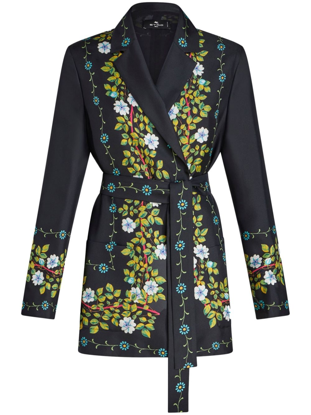 ETRO Jacke aus Seide - Schwarz von ETRO