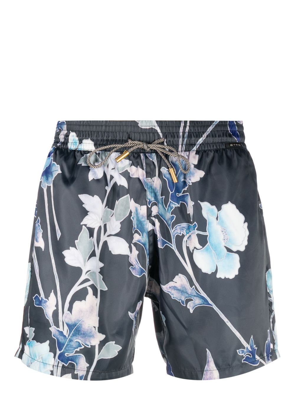 ETRO Badeshorts mit Blumen-Print - Blau von ETRO