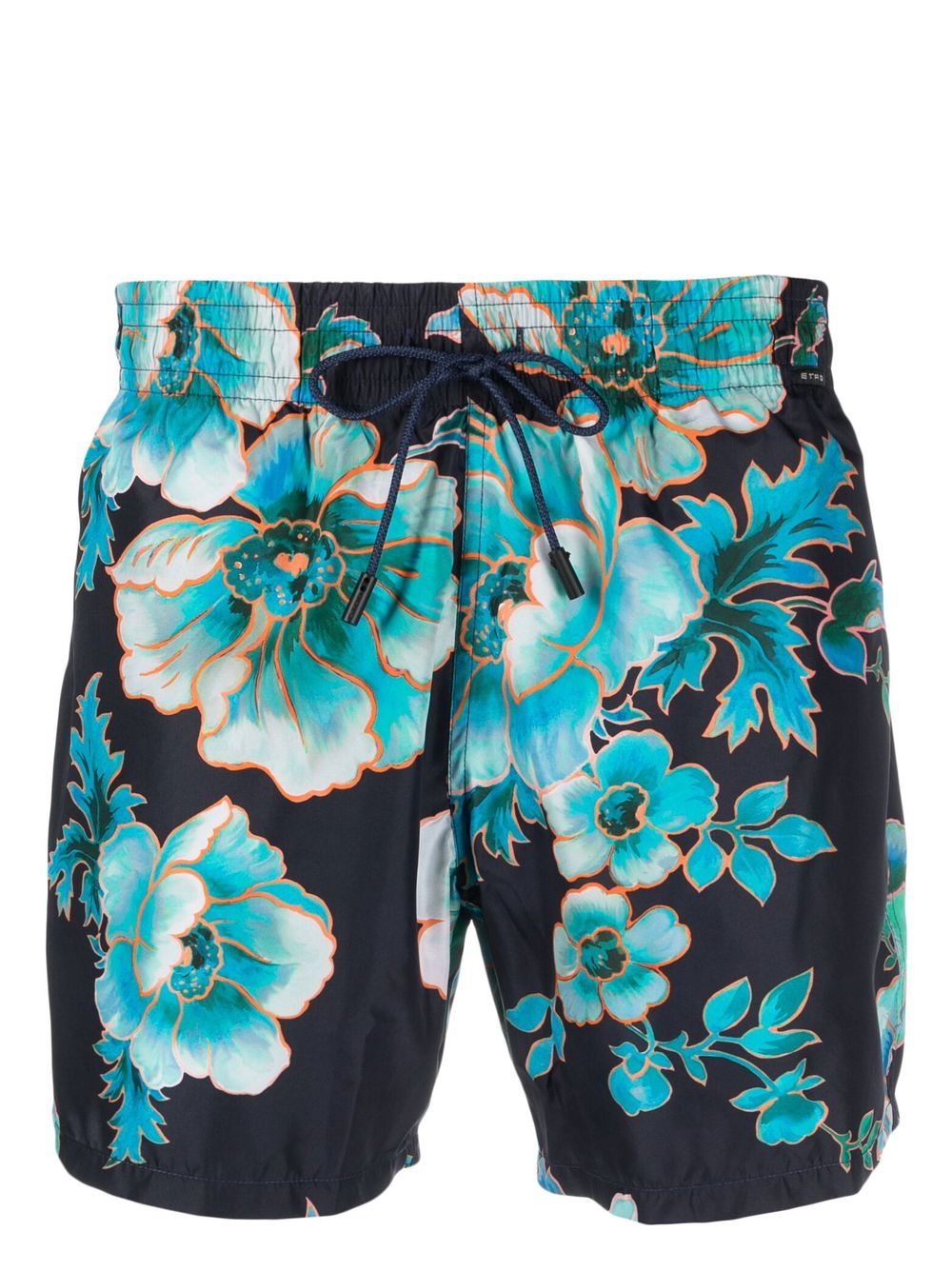 ETRO Badeshorts mit Blumen-Print - Blau von ETRO