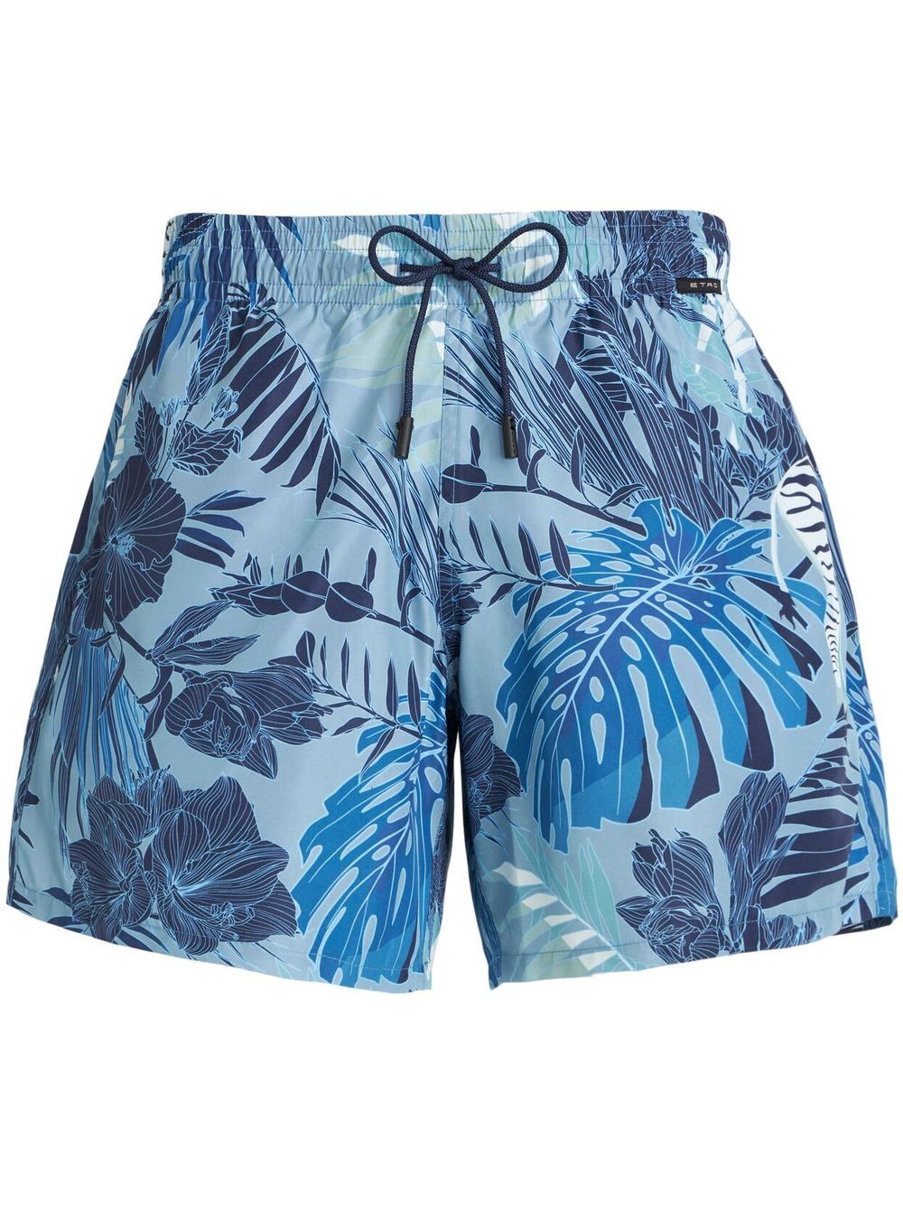 ETRO Badeshorts mit Blumen-Print - Blau von ETRO