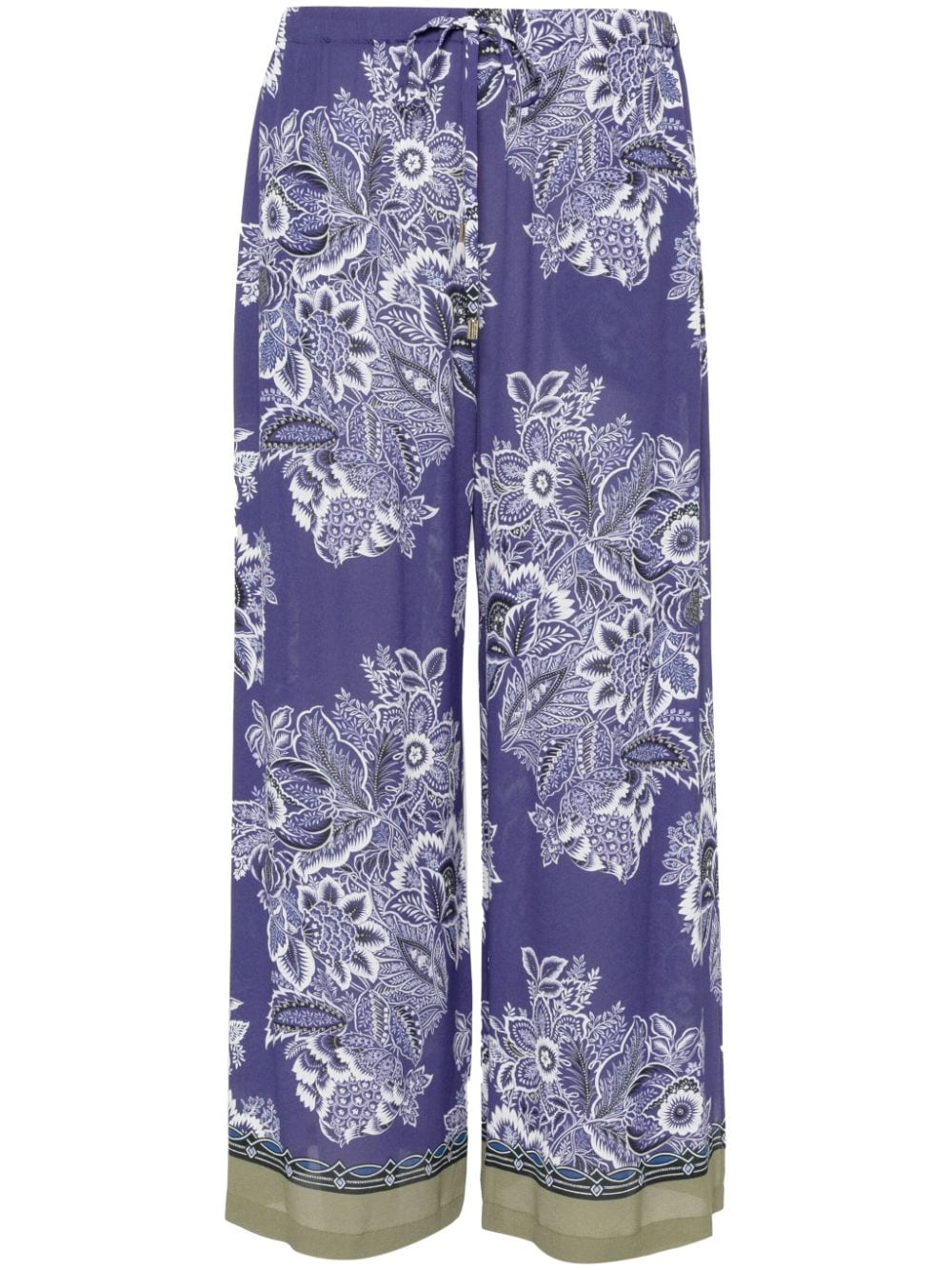 ETRO Hose mit Blumenmuster - Blau von ETRO