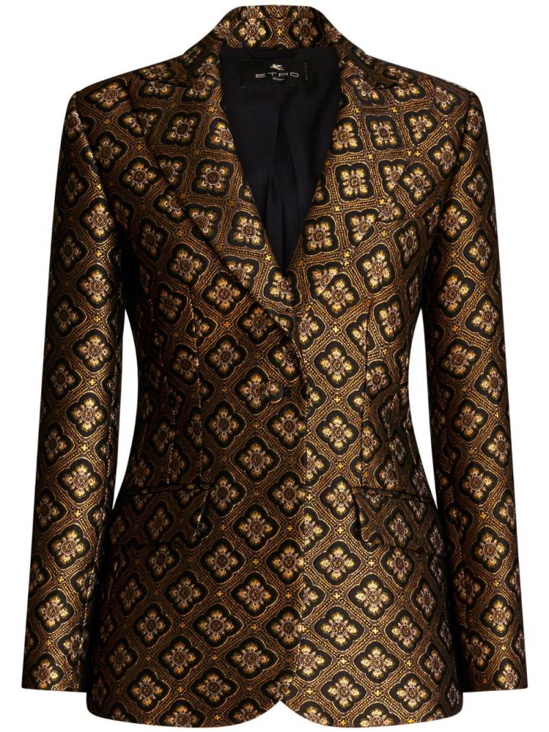 ETRO Geometrisch gemusterter Blazer - Gelb von ETRO