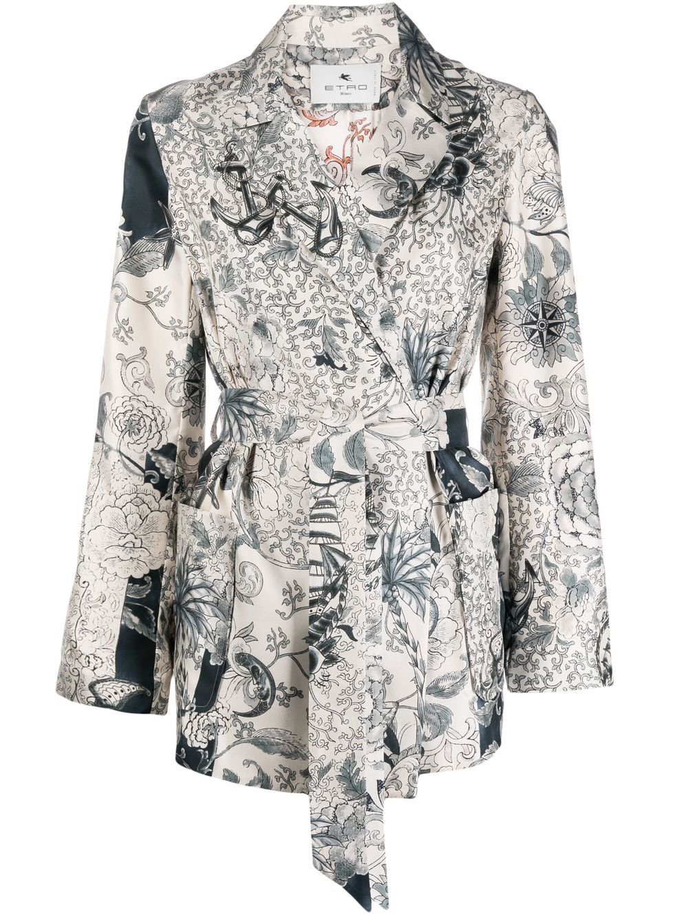 ETRO Jacke mit Print - Weiß von ETRO