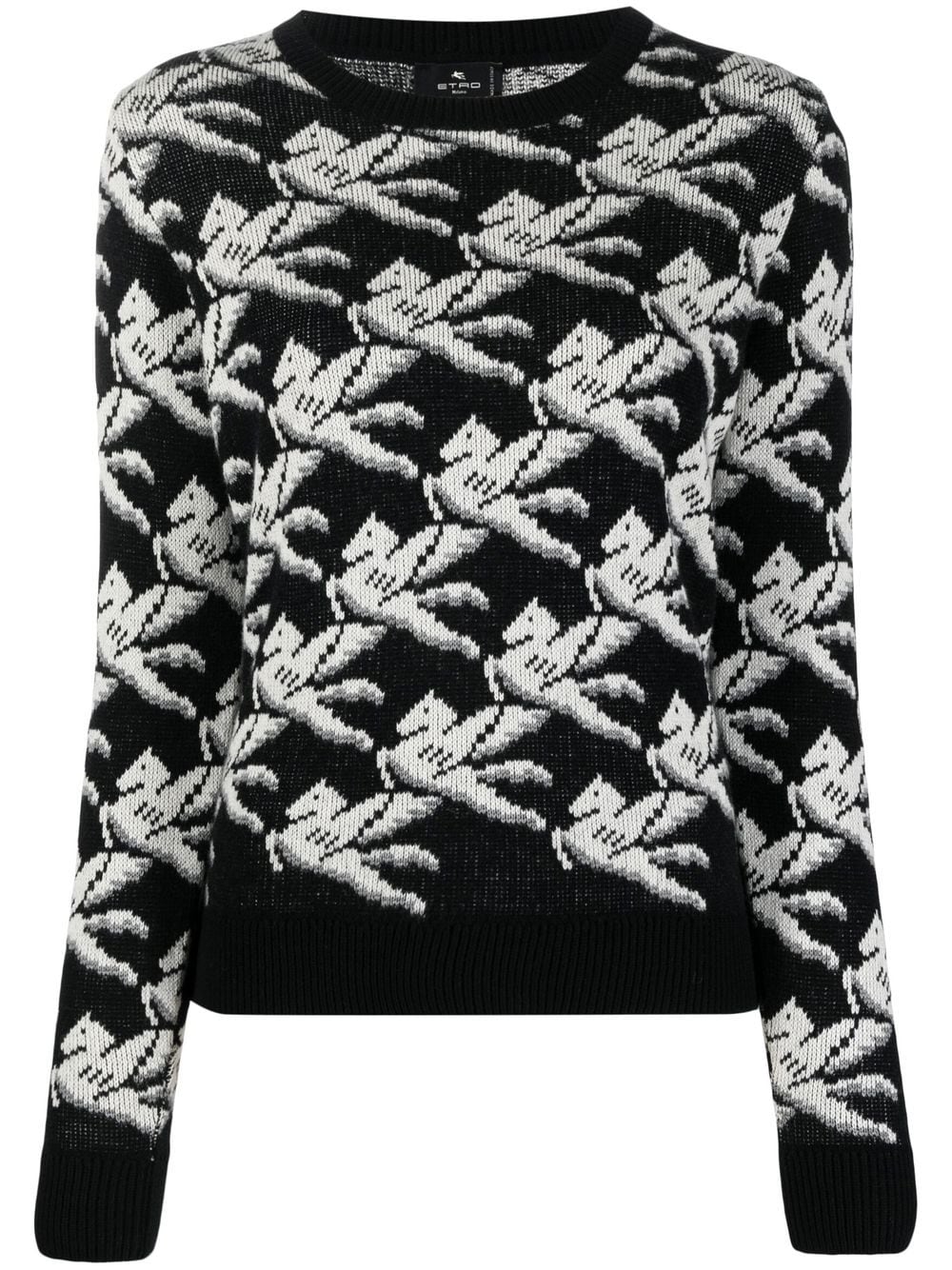 ETRO Intarsien-Pullover - Schwarz von ETRO