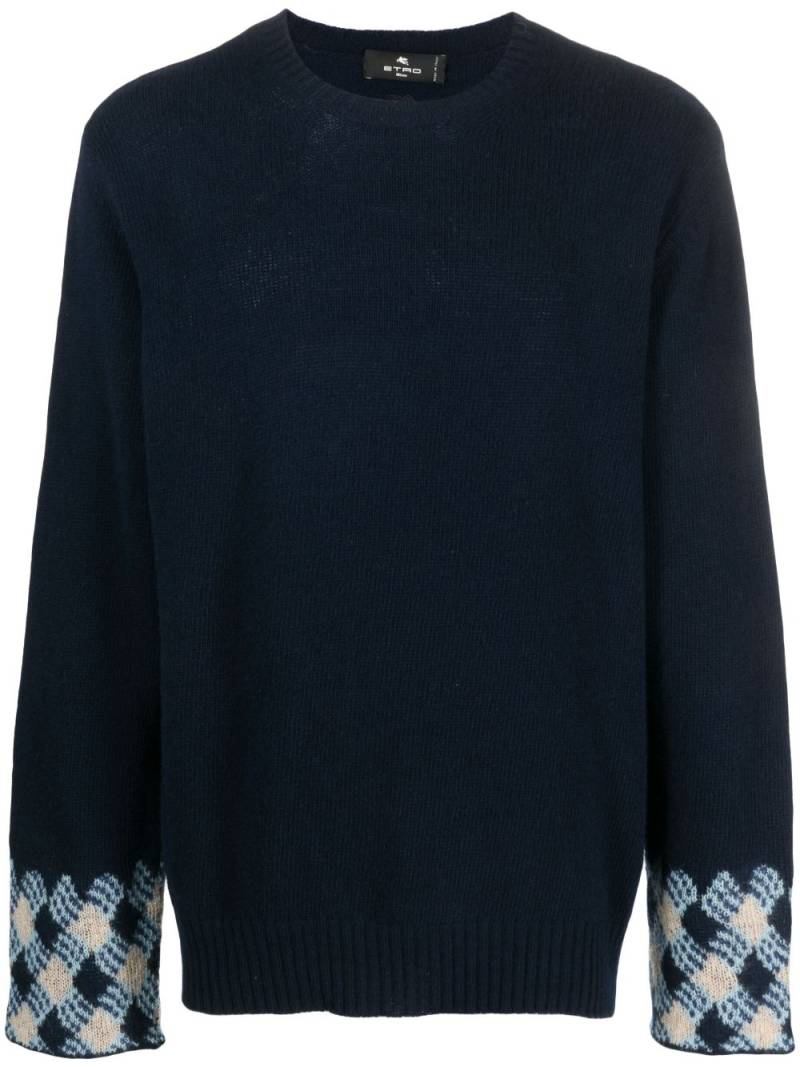 ETRO Pullover mit Intarsienmuster - Blau von ETRO