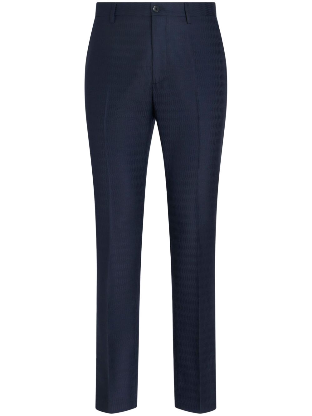 ETRO Gerade Hose mit Jacquardmuster - Blau von ETRO