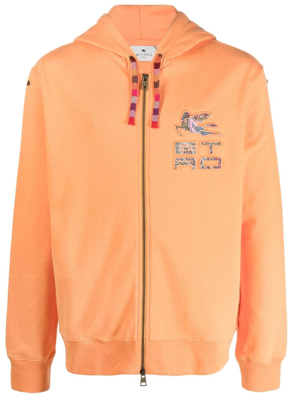 ETRO Kapuzenjacke mit Logo-Prägung - Orange von ETRO