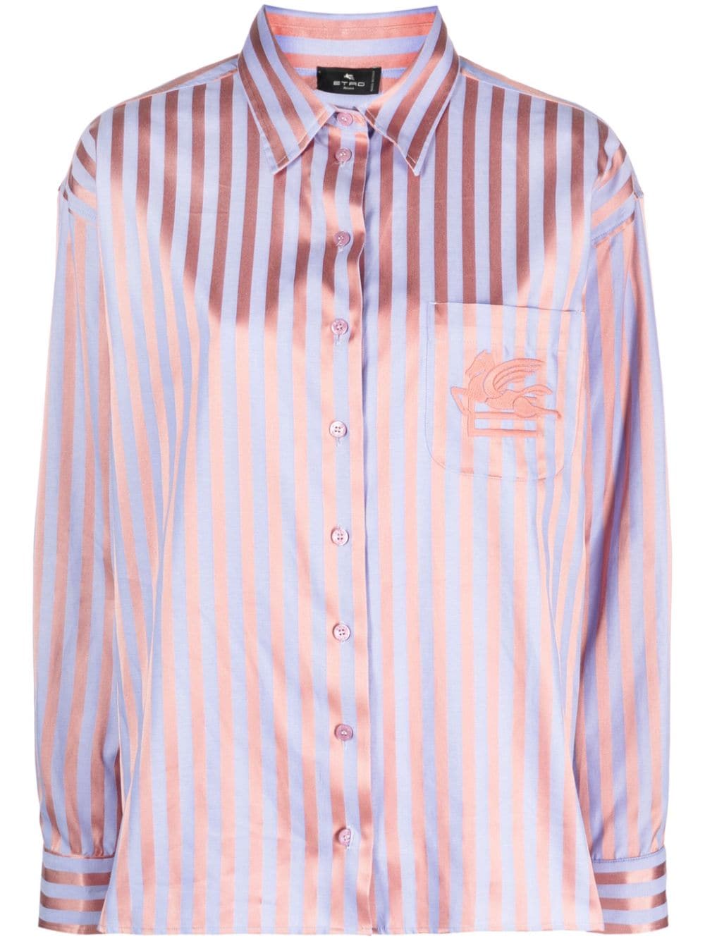 ETRO Hemd mit Logo - Rosa von ETRO